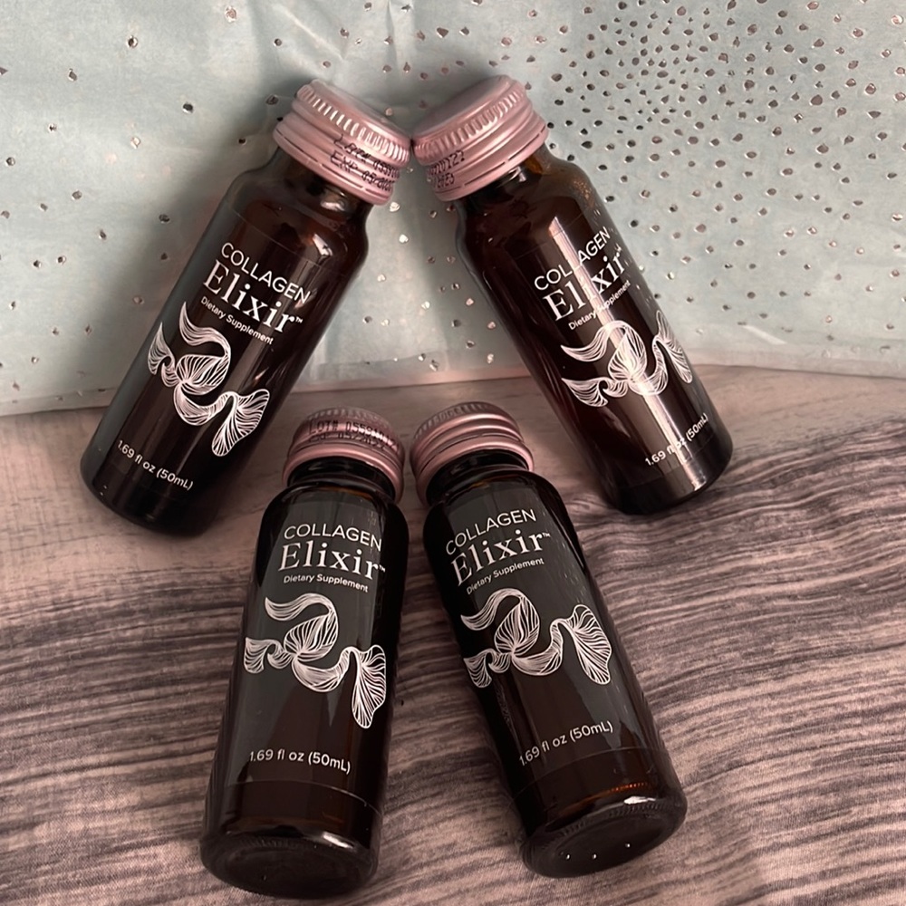 Collagen Elixir from Isagenix 4 bottles 1.69 fl oz